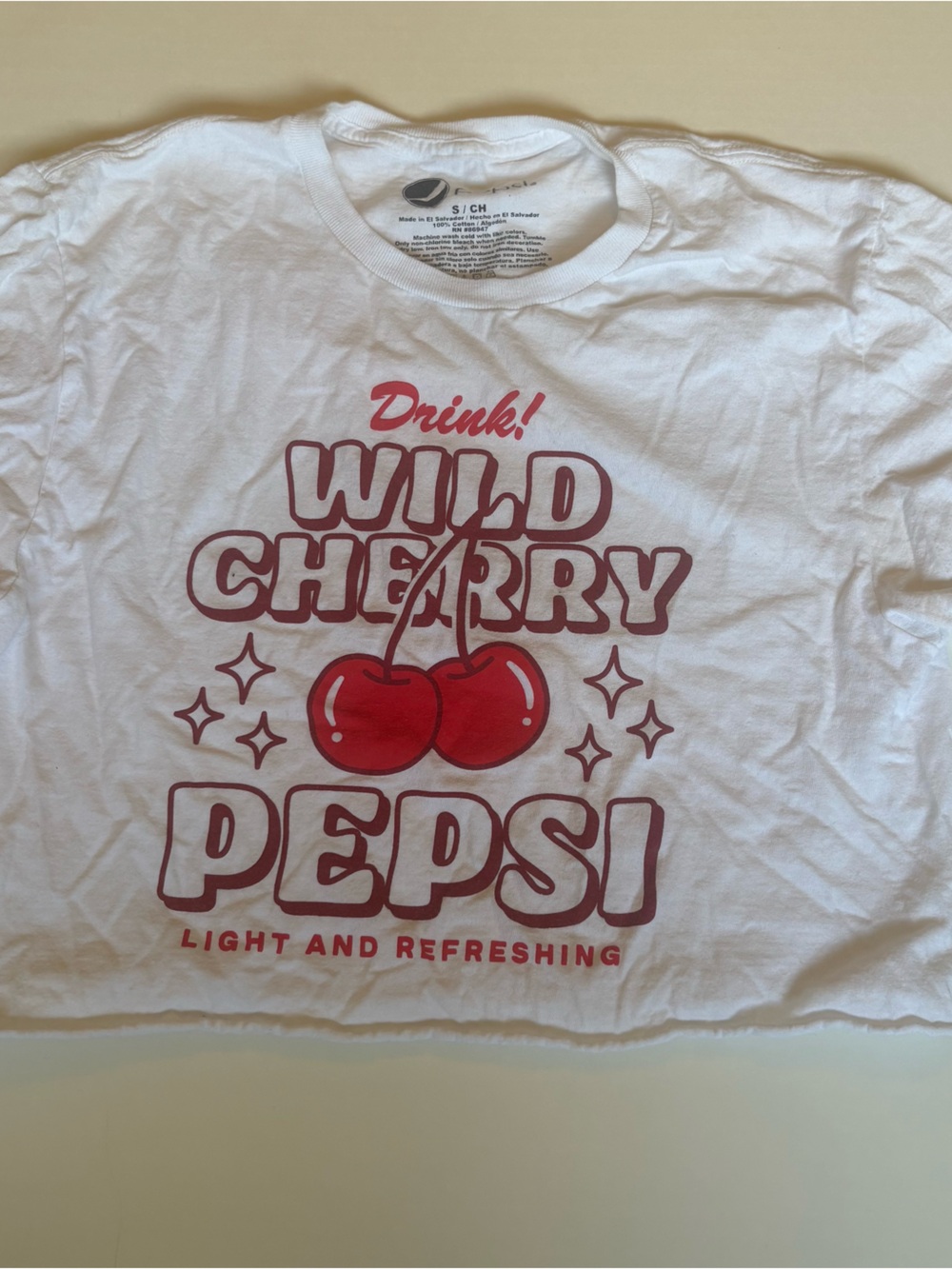 Pepsi Wild Cherry Graphic Tee - White & Red